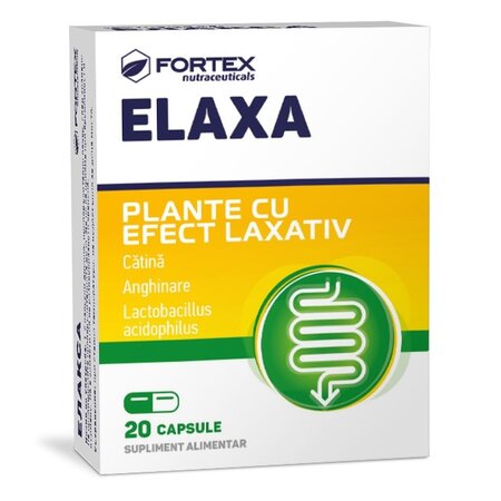 Elaxa, 20 capsule, Fortex Nutraceuticals