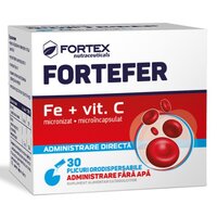 Fortefer, 30 plicuri orodispersabile, Fortex Nutraceuticals