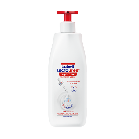 Lapte de corp reparator Lactourea, 400 ml, Lactovit