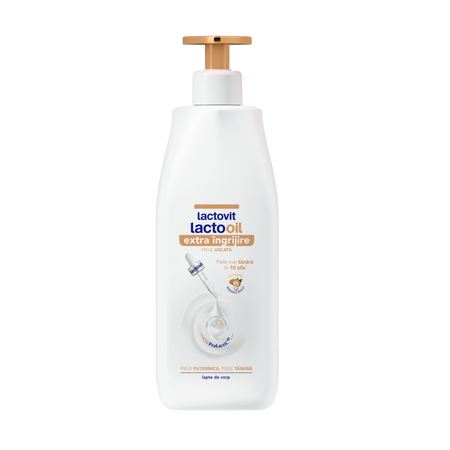 Lapte de corp Lactourea Lactooil, 400 ml, Lactovit