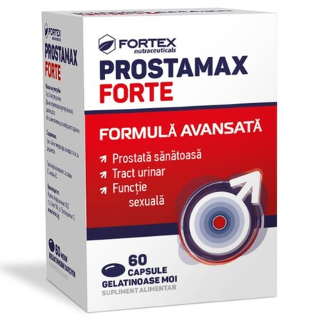 Prostamax Forte, 60 capsule geletinoase moi, Fortex Nutraceuticals