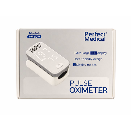 Pulsoximetru de deget PM-50W, Perfect Medical 753773