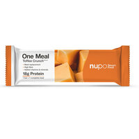 Baton cu aroma de caramel Toffee Crunch One Meal, 60 g, Nupo
