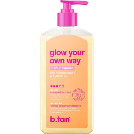 Lotiune autobronzanta, Glow Your Own Way, 236 ml, B.tan