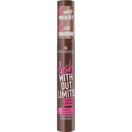 Mascara pentru alungire si volum Nuanta 05 Brown Lash Without Limits Tubing, 10 ml, Essence