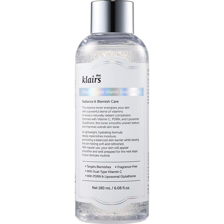 Toner de fata, Freshly Juiced Vitamin Essence Toner, 180 ml, Klairs