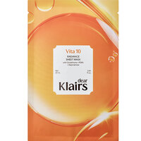Mască tip șervețel, Vita 10 Radiance Sheet Mask, 25 ml, Klairs