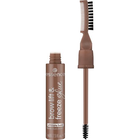 Gel pentru sprancene Nuanta 03 Medium Brown Brow Lift & Freeze Glue, 7 ml, Essence 754134