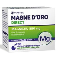 Magne D'oro Direct, 30 plicuri orodispersabile, Fortex Nutraceuticals