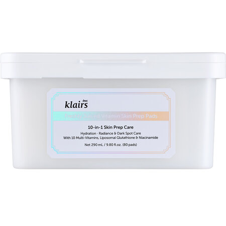 Dischete tonice, Freshly Juiced Vitamin Skin Prep Pads, 80 bucati, Klairs