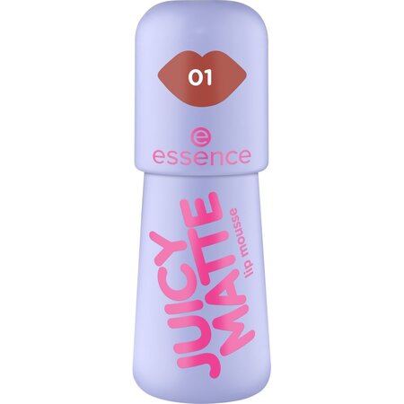 Ruj crema Nuanta 01 Maple Rouge Juicy Matte Lip Mousse, 2.7 ml, Essence