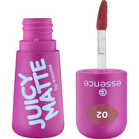 Ruj crema Nuanta 02 Featherlight Pink Juicy Matte Lip Mousse, 2.7 ml, Essence 754310