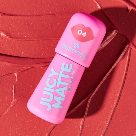 Ruj crema Nuanta 04 Dreamy Blossoms Juicy Matte Lip Mousse, 2.7 ml, Essence 754336