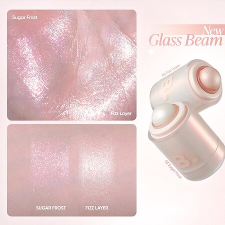 Iluminator tip stick 03 Nuanta  Sugar Frost Romantic Blush, 3.7 g, Banila Co 754349