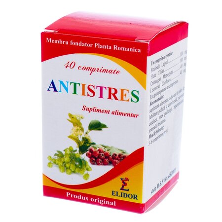 Antistres, 40 comprimate, Elidor 754455
