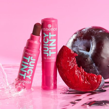 Creion contur pentru buze Nuanta 05 Plum Party Juicy Tint Lip Marker, 3.5 ml, Essence 754398
