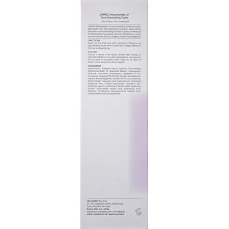 Toner de fata pentru minimizarea porilor Niacinamide 2+, 205 ml, Jumiso 754424