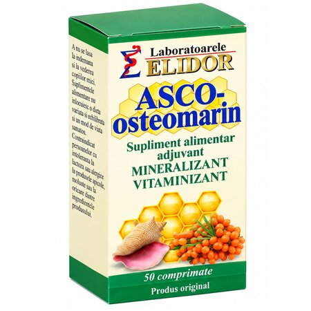 Asco-Osteomarin, 50 comprimate, Elidor