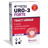 Uro-3 Forte, 10 plicuri, Fortex Nutraceuticals