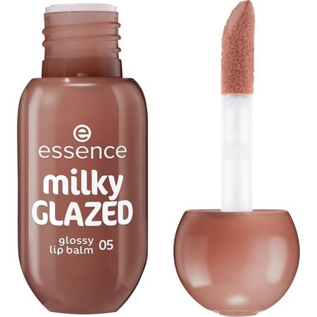 Balsam de buze Nuanta 05 Latte-Tude Milky Glazed Glossy Lip Balm, 4 ml, Essence 754564