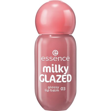 Balsam de buze Nuanta 01 Sheeriously Creamy Milky Glazed Glossy Lip Balm, 4 ml, Essence