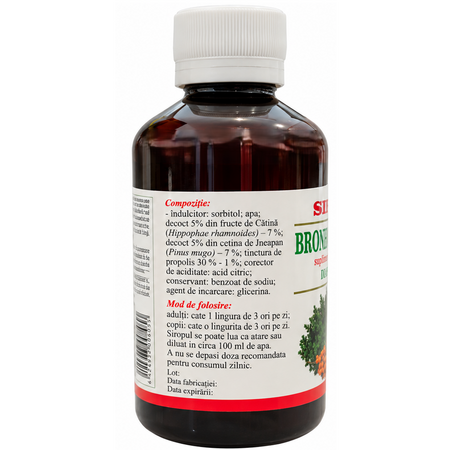 Sirop Bronho-Expres, 200 ml, Elidor 754602