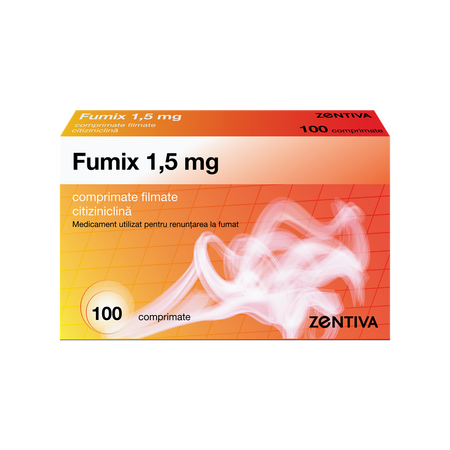 Fumix, 1,5 mg, 100 comprimate filmate, Zentiva