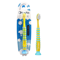 Periuta de dinti pentru copii 4+ ani Rocket 10500 Super Soft, culoare galben-albastru, 1 bucata, Nordics