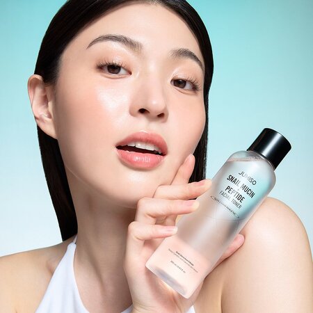 Toner de fata hidratant cu mucina de melc si peptide Snail Mucin + Peptide, 205 ml, Jumiso 754653