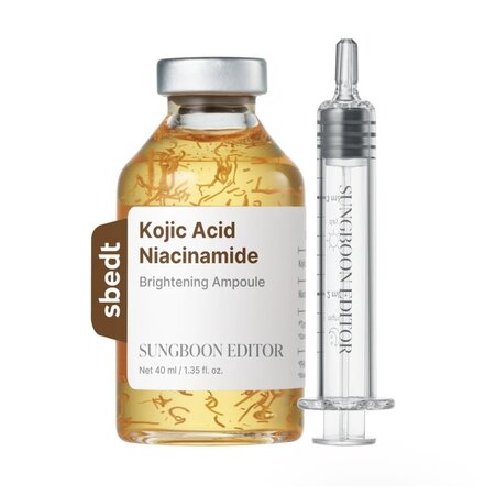 Ser de fata pentru luminozitate, Kojic Acid Niacinamide Brightening Ampoule, 40 ml, Sungboon Editor