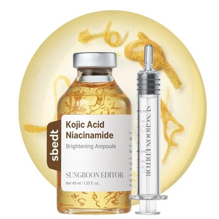 Ser de fata pentru luminozitate, Kojic Acid Niacinamide Brightening Ampoule, 40 ml, Sungboon Editor 754704