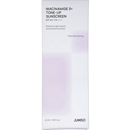 Crema de fata cu protectie solara SPF 50 PA++++ Niacinamide 3+ Tone-up Sunscreen, 40 ml, Jumiso