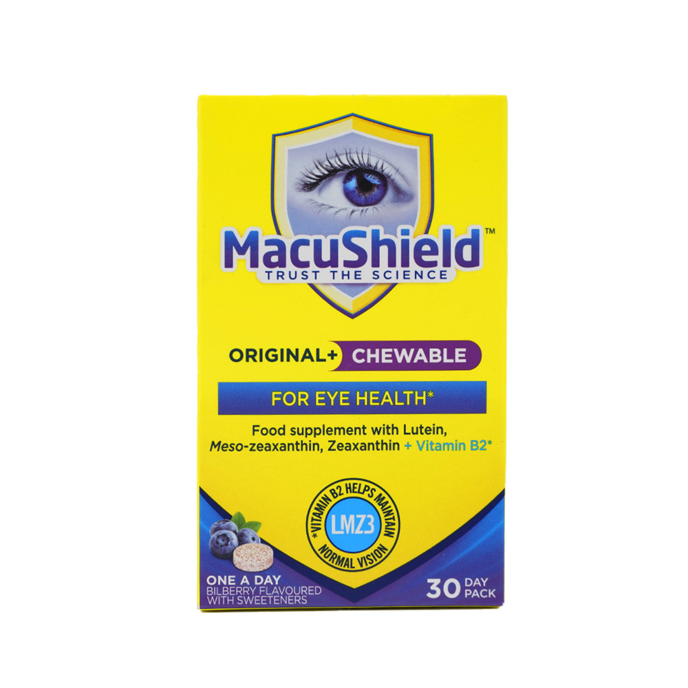Macu Shield Chewable, 30 comprimate masticabile, Macu Vision