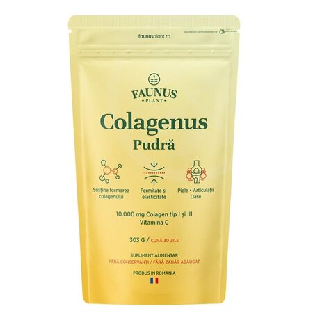 Colagen cu vitamina C Colagenus, 303 g, Faunus Plant