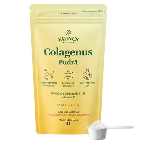 Colagen cu vitamina C Colagenus, 303 g, Faunus Plant 755072