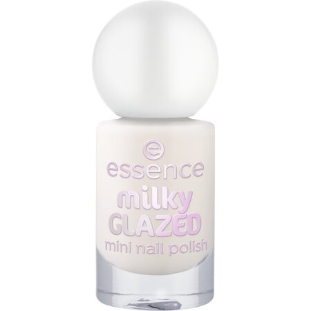 Lac de unghii Nuanta 21 Milky Glazed Mini Nail Polish, 5 ml, Essence