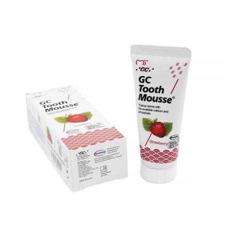 Crema topica remineralizanta pe baza de apa cu aroma de capsuni Tooth Mousse, 40 g, GC 654261