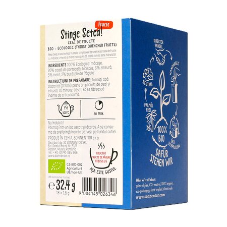 Ceai Bio Stinge setea, 18 plicuri, Sonnentor 755160
