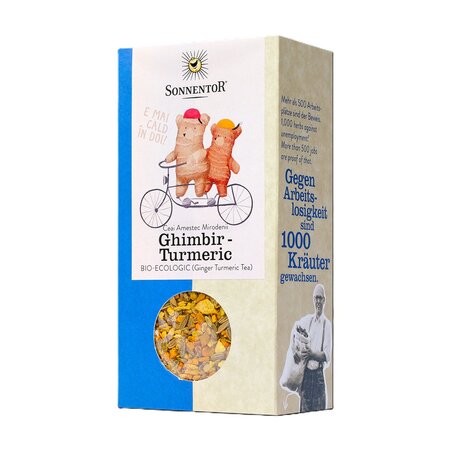 Ceai Bio cu ghimbir si turmeric, 120 g, Sonnentor