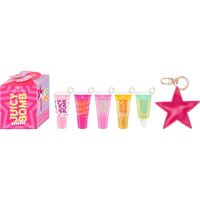 Set mini de luciu de buze 01 Holiday Happiness Jucy Bomb, 1 bucata, Essence