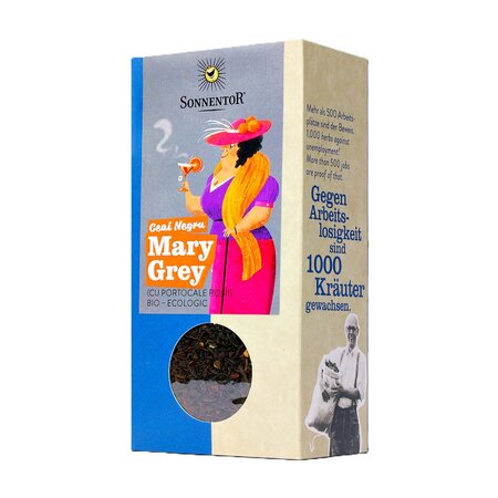 Ceai negru Bio Mary Grey, 90 g, Sonnentor