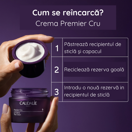 Rezerva Crema anti-age cu actiune globala Premier Cru, 50 ml, Caudalie 755533