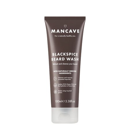 Sampon pentru barba Blackspice, 100 ml, Mancave