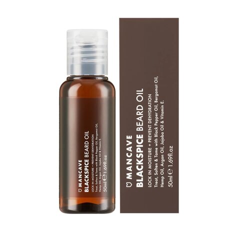 Ulei pentru barba Blackspice, 50 ml, Mancave