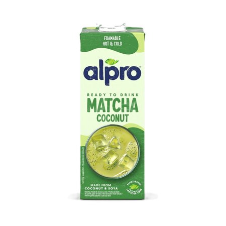 Bautura vegetala cu matcha, cocos si soia, 1000 ml, Alpro