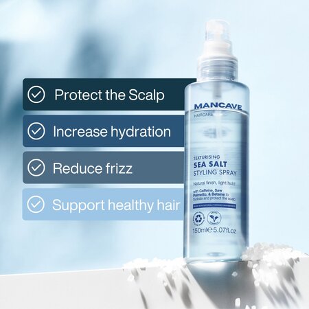 Spray de styling cu sare de mare, 150 ml, Mancave 755647