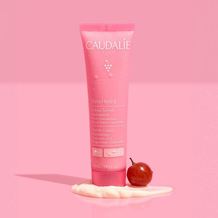 Crema hidratanta cu textura sorbet pentru ten normal VinoHydra, 60 ml, Caudalie 755734