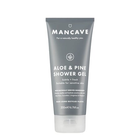 Gel de dus pentru barbati Aloe&Pin, 200 ml, Mancave