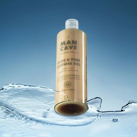 Gel de dus pentru barbati Aloe&Pin, 500 ml, Mancave 755781