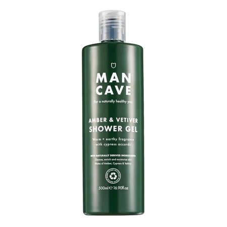Gel de dus pentru barbati Amber&Vetiver, 500 ml, Mancave